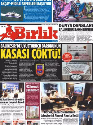 18 TEMMUZ BİRLİK 1.SAYFA