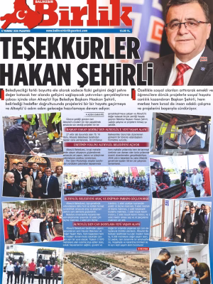 6 TEMMUZ BİRLİK 1.SAYFA