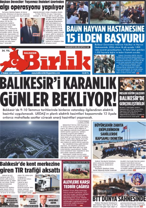 8 TEMMUZ BİRLİK 1.SAYFA