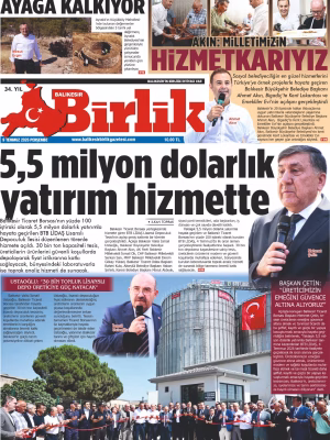 9 TEMMUZ BİRLİK 1.SAYFA