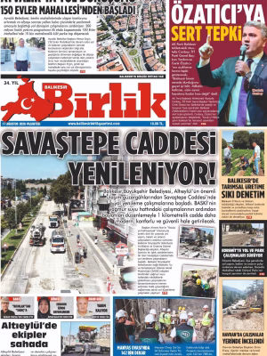 17 AĞUSTOS BİRLİK 1.SAYFA