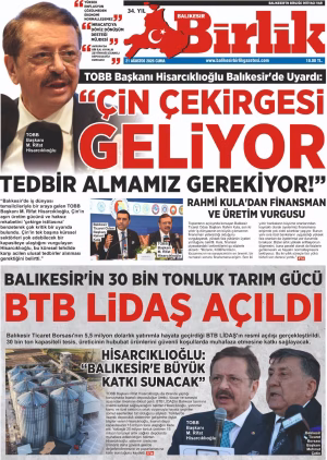 21 AĞUSTOS BİRLİK 1.SAYFA