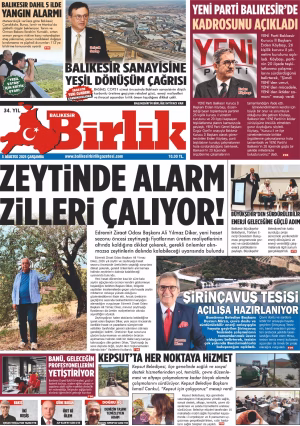 5 AĞUSTOS BİRLİK 1.SAYFA