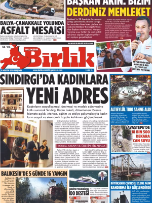 6 AĞUSTOS BİRLİK 1.SAYFA