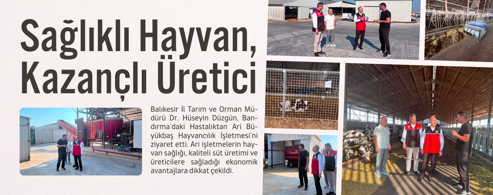 Sağlıklı Hayvan, Kazançlı Üretici 