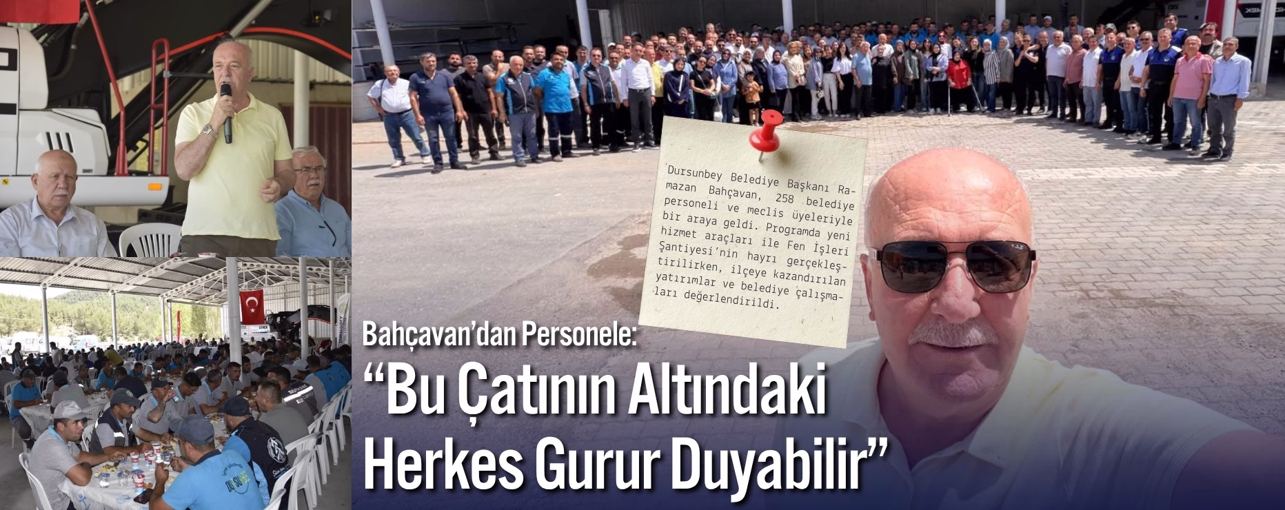 Bahçavan’dan Personele: “Bu Çatının Altındaki Herkes Gurur Duyabilir” 
