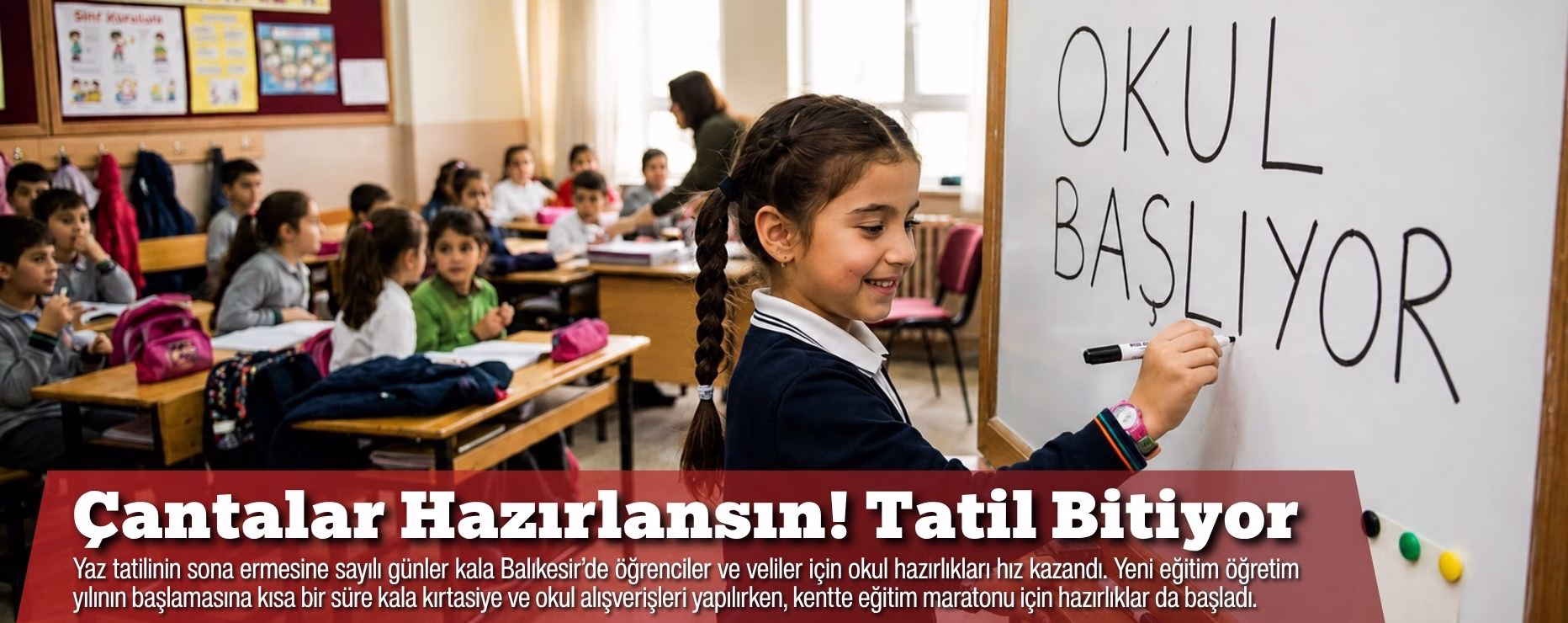Çantalar Hazırlansın! Tatil Bitiyor  