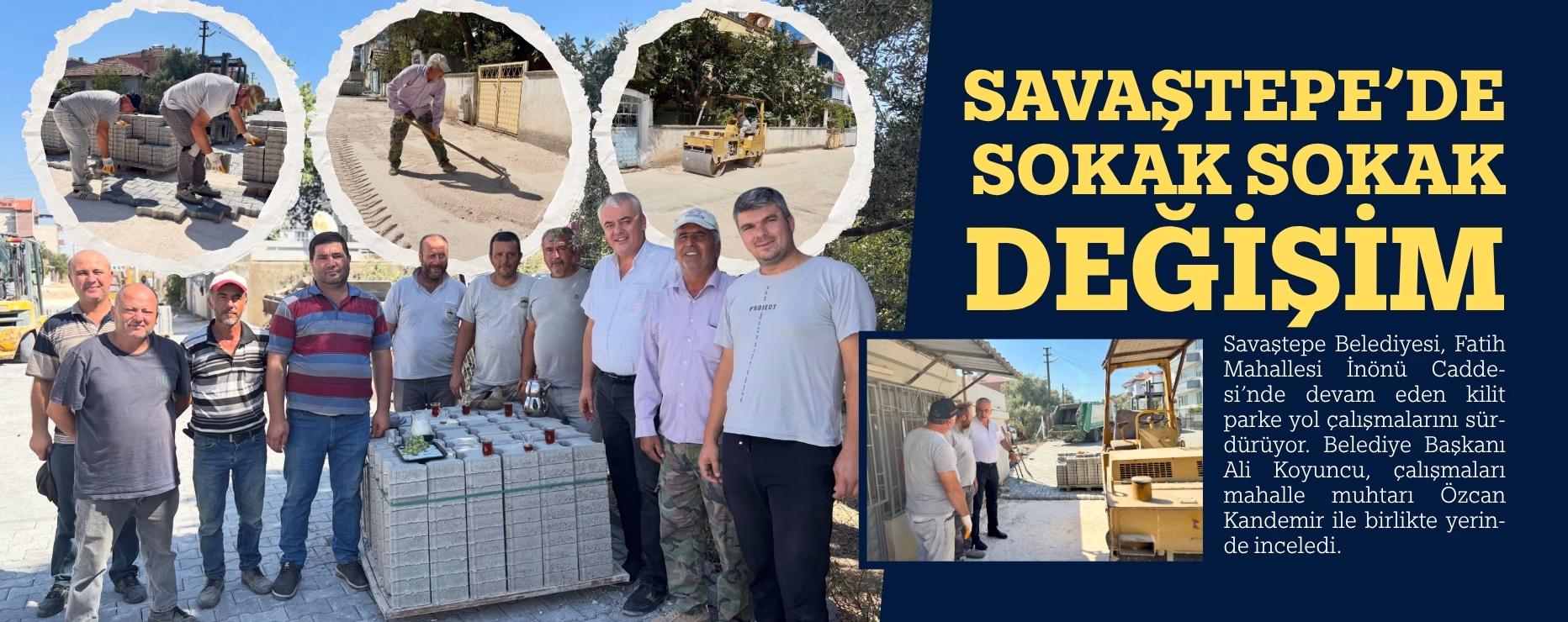 Savaştepe’de Sokak Sokak Değişim   