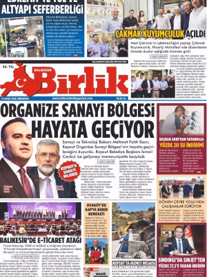 12 EYLÜL BİRLİK 1.SAYFA