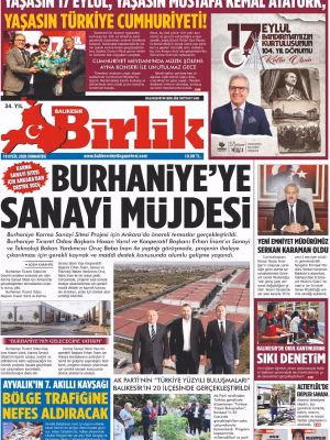 19 EYLÜL BİRLİK 1.SAYFA