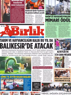 23 EYLÜL BİRLİK 1.SAYFA