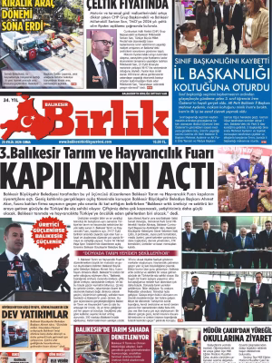 25 EYLÜL BİRLİK 1.SAYFA