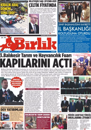 25 EYLÜL BİRLİK 1.SAYFA