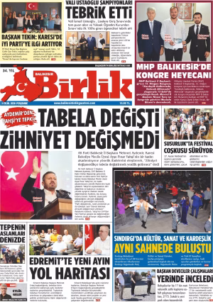 3 EYLÜL BİRLİK 1.SAYFA