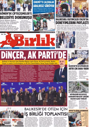 30 EYLÜL BİRLİK 1.SAYFA