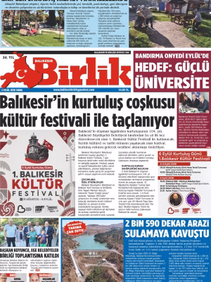 4 EYLÜL BİRLİK 1.SAYFA