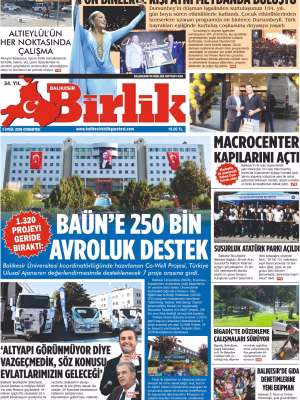 5 EYLÜL BİRLİK 1.SAYFA
