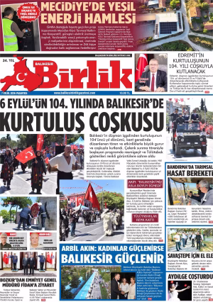 7 EYLÜL BİRLİK 1.SAYFA