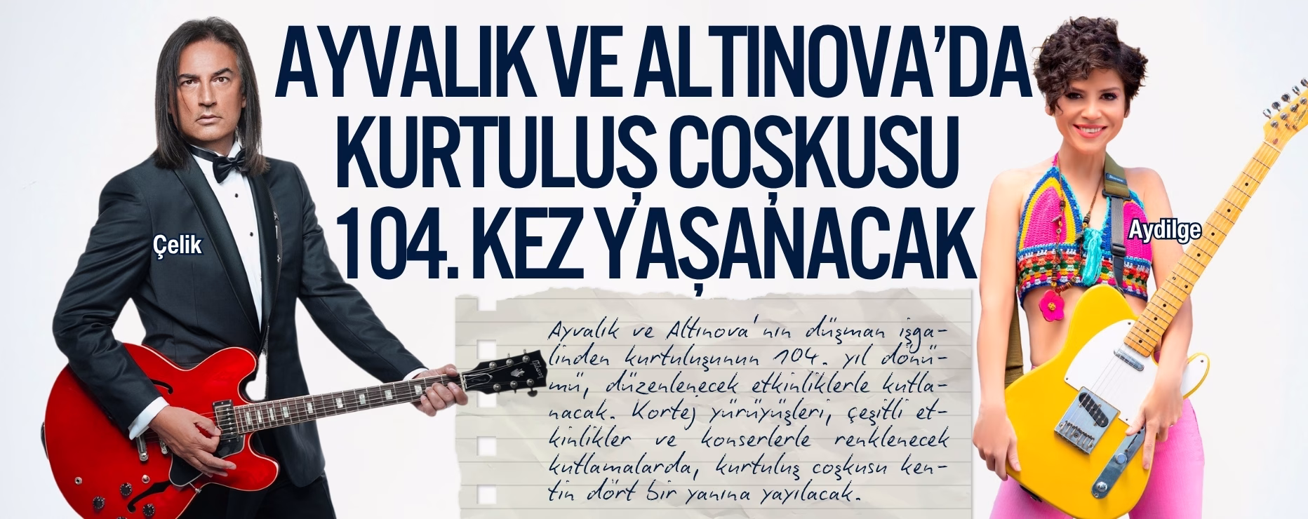 AYVALIK VE ALTINOVA’DA KURTULUŞ COŞKUSU 104. KEZ YAŞANACAK