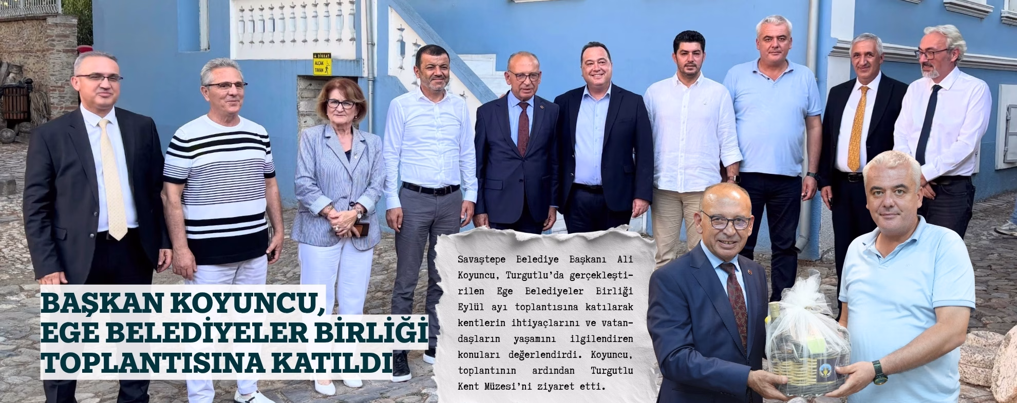 BAŞKAN KOYUNCU, EGE BELEDİYELER BİRLİĞİ TOPLANTISINA KATILDI