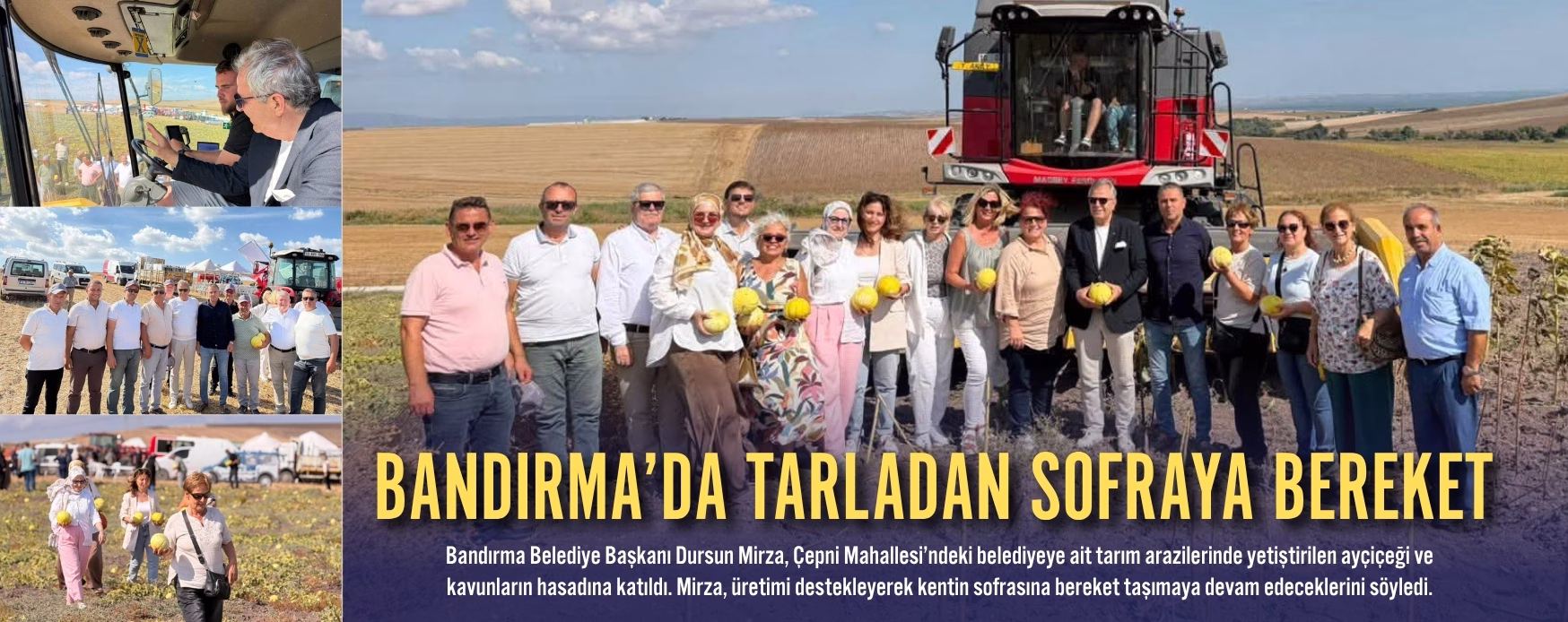 Bandırma’da Tarladan Sofraya Bereket