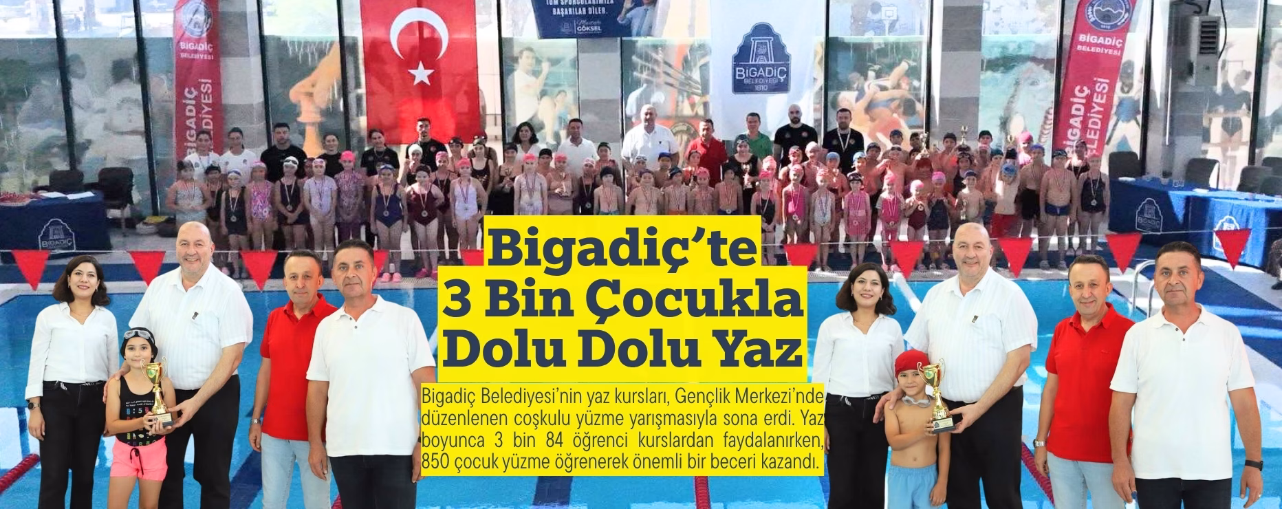 Bigadiç’te 3 Bin Çocukla Dolu Dolu Yaz