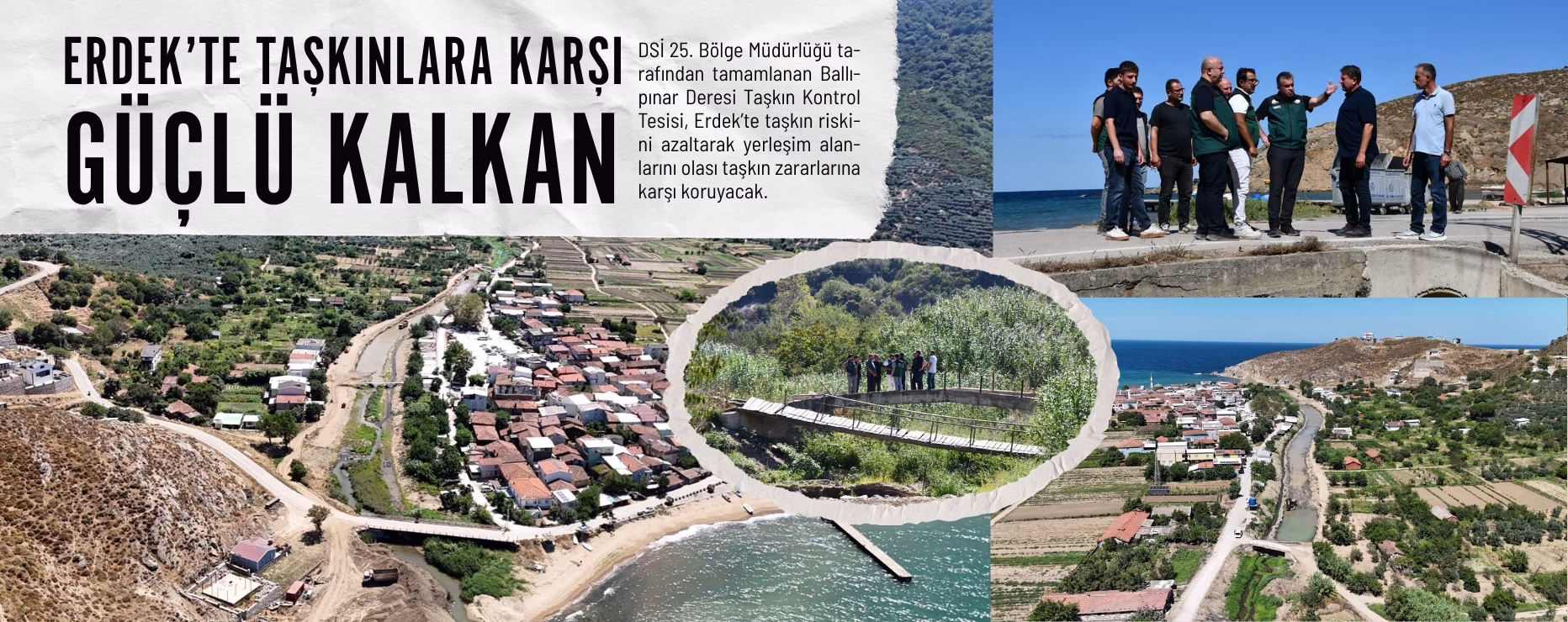 ERDEK’TE TAŞKINLARA KARŞI GÜÇLÜ KALKAN