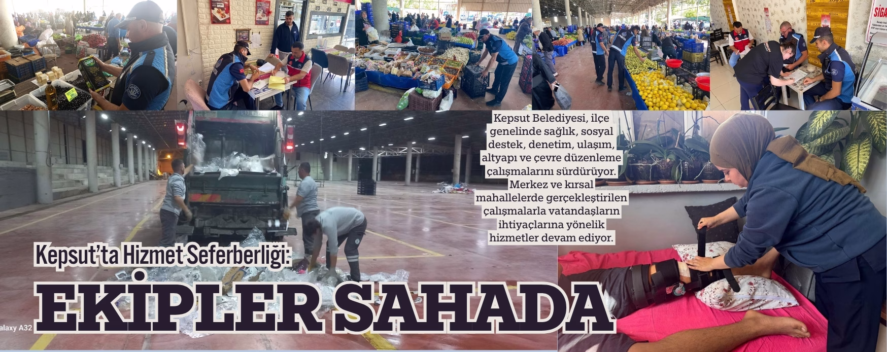 Kepsut’ta Hizmet Seferberliği: Ekipler Sahada   
