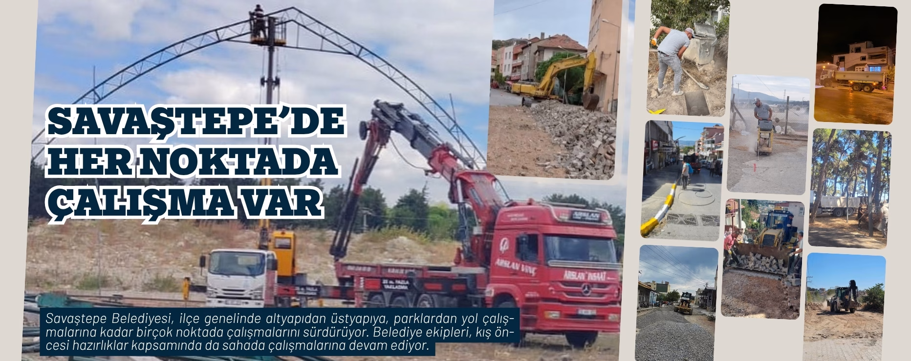 Savaştepe’de Her Noktada Çalışma Var   