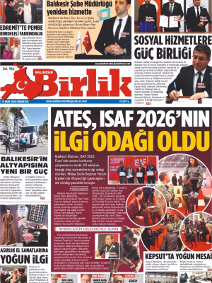 10 EKİM BİRLİK 1.SAYFA