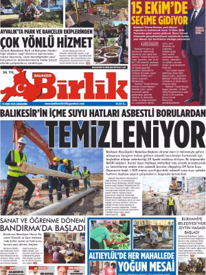 14 EKİM BİRLİK 1.SAYFA
