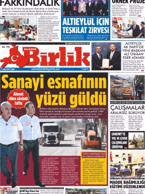 2 EKİM BİRLİK 1.SAYFA