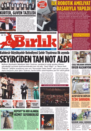 21 EKİM BİRLİK 1.SAYFA