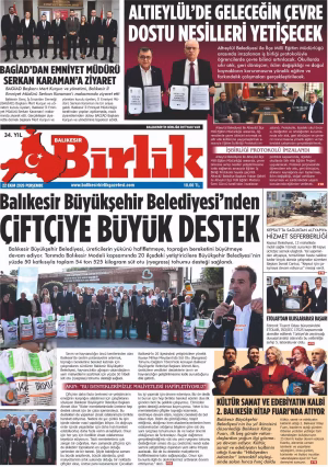 22 EKİM BİRLİK 1.SAYFA