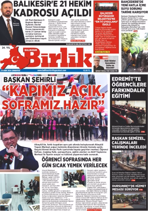 24 EKİM BİRLİK 1.SAYFA