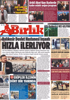7 EKİM BİRLİK 1.SAYFA