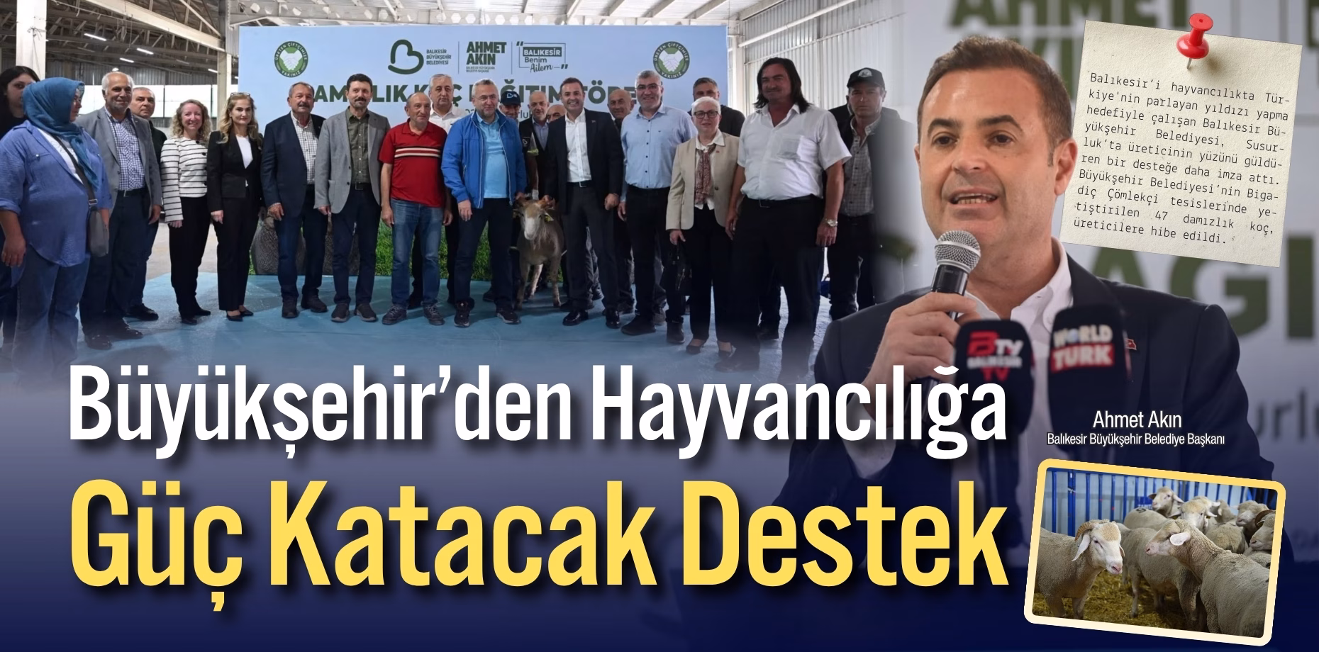 Büyükşehir’den Hayvancılığa Güç Katacak Destek (1)