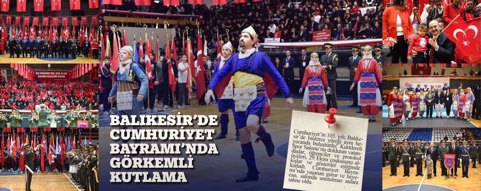 BALIKESİR’DE CUMHURİYET BAYRAMI’NDA GÖRKEMLİ KUTLAMA    