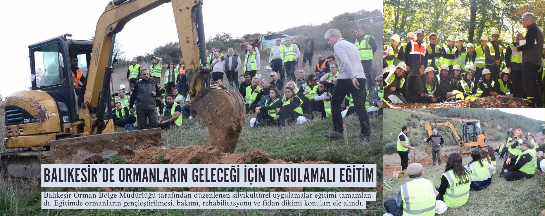 BALIKESİR’DE ORMANLARIN GELECEĞİ İÇİN UYGULAMALI EĞİTİM