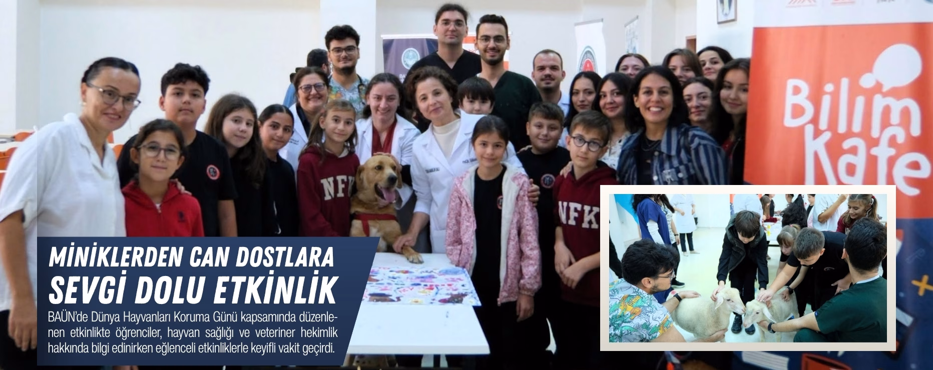 MİNİKLERDEN CAN DOSTLARA SEVGİ DOLU ETKİNLİK   