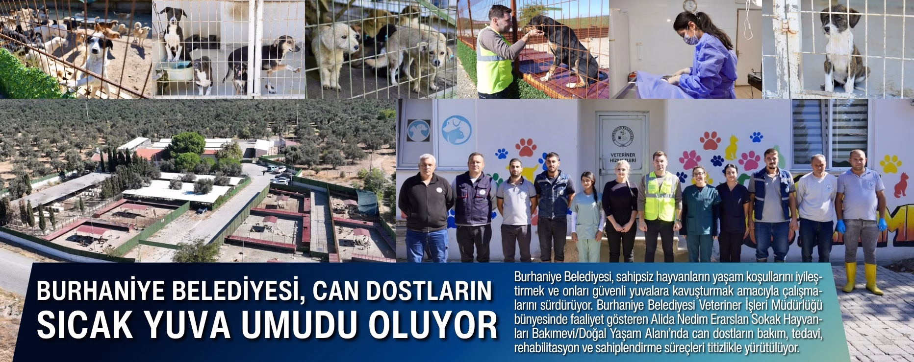 BURHANİYE BELEDİYESİ, CAN DOSTLARIN SICAK YUVA UMUDU OLUYOR