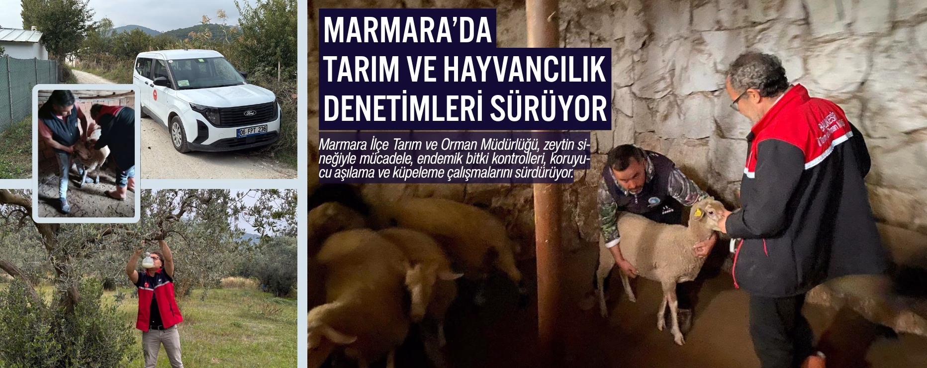 MARMARA’DA TARIM VE HAYVANCILIK DENETİMLERİ SÜRÜYOR   
