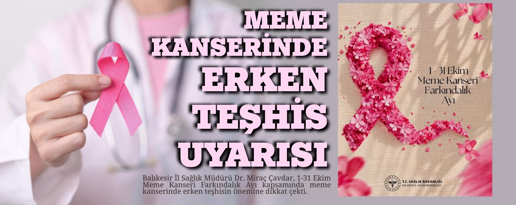 MEME KANSERİNDE ERKEN TEŞHİS UYARISI   